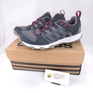 Adidas Galaxy Trail Lace Up Athletic Training Shoe Womens Size 8 BA8645 Black